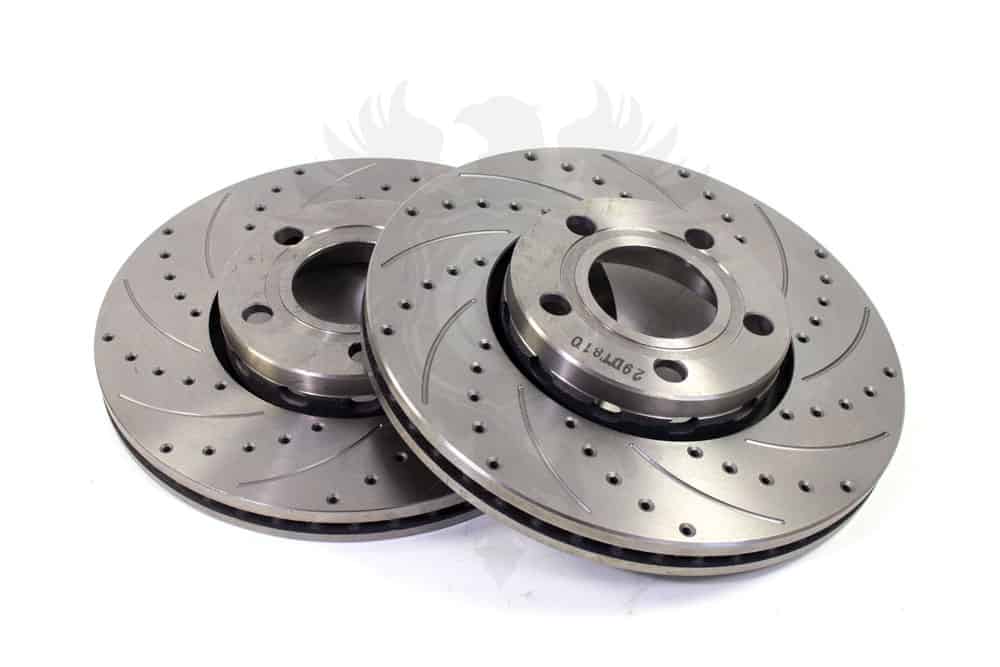 Brake Rotor Set, Audi/Passat 288mm Drilled & Slotted Eurospec