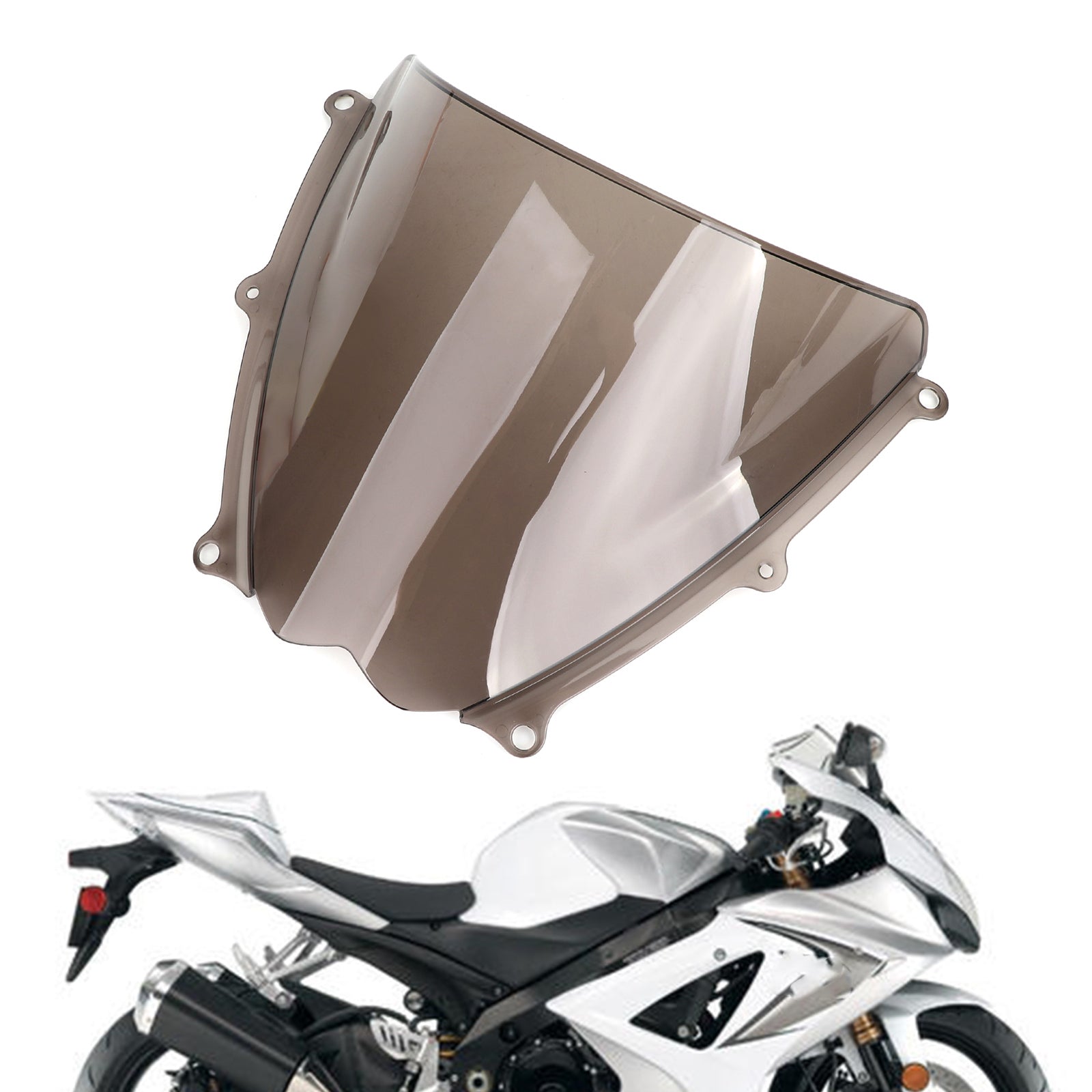 Windshield fit for Suzuki GSXR 1000 2007-2008 K7 Smoke Generic