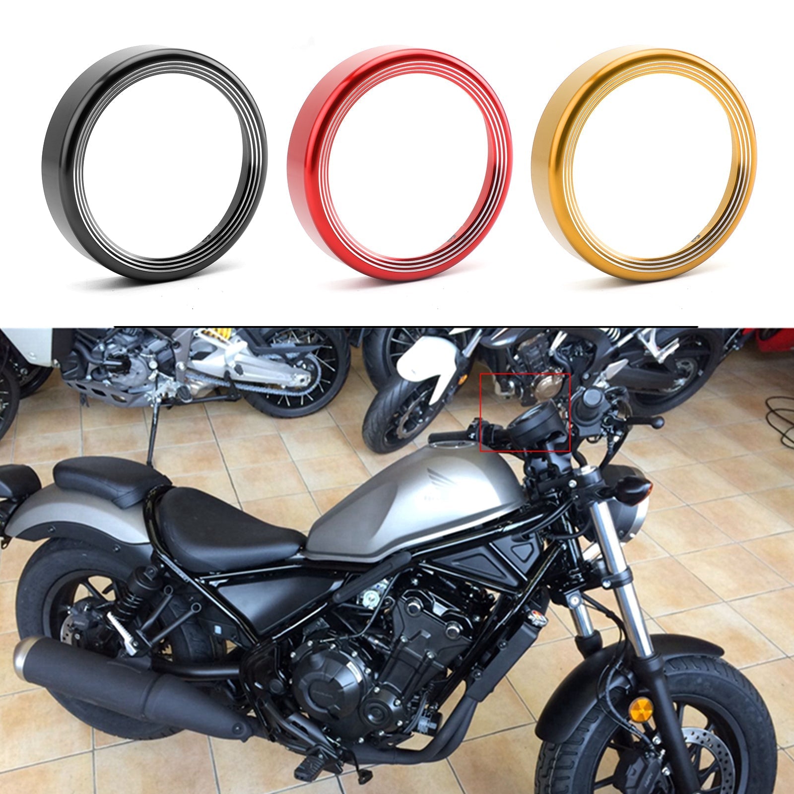 CNC Speed Meter Speedometer Cover Guard For Honda CMX300 CMX500 Rebel 2017-2019 Generic