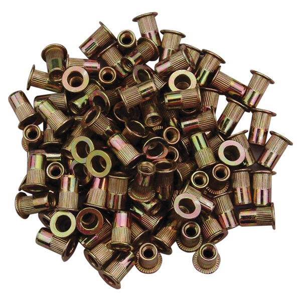 Replacement Zinc-Plated Steel Rivet Nuts
