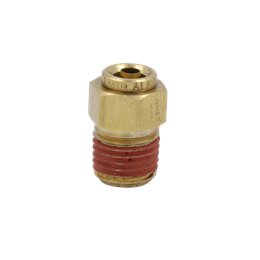 5 Pack Of D.O.T. 3/8" Push In X 1/4" Male NPT Brass Adapter Replaces 1868X6X4