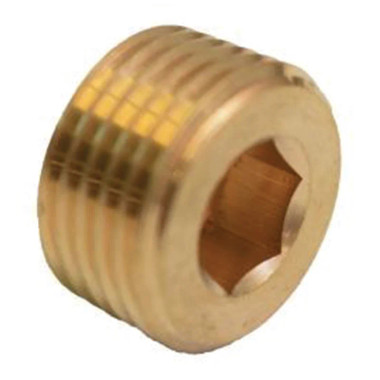 Rapid Air 50137 3/4" Npt Hex Head Plug Brass (28-205S)