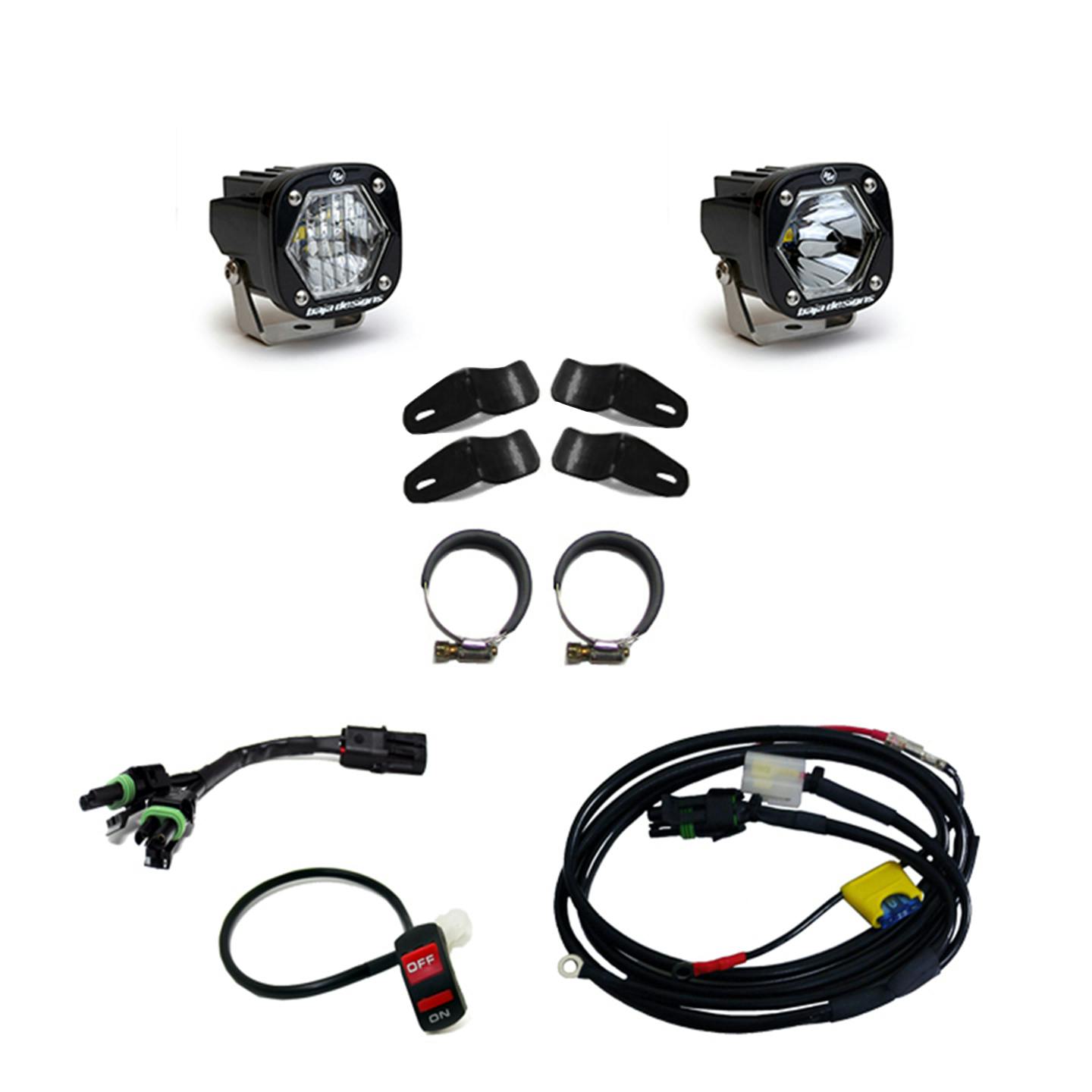 Baja Designs 507097 Moto S1 Auxiliary Light Kit