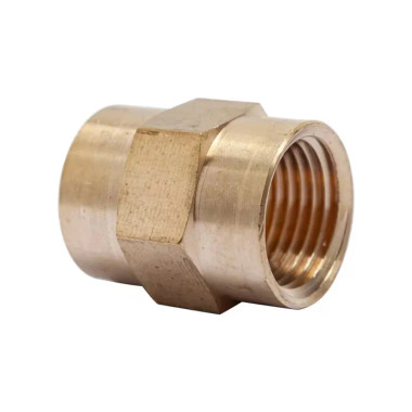 Rapid Air 50872 1/2" Npt Fem X 3/8" Fem Coupling Brass (28-185L)