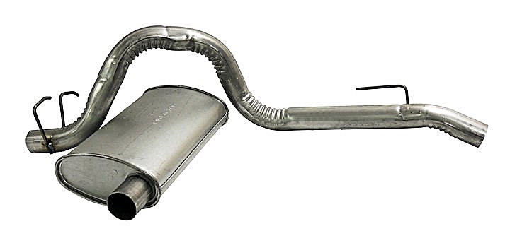 Crown Automotive 52019135 Muffler & Tailpipe for 87-95 Jeep Wrangler YJ