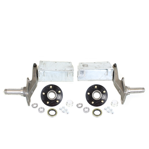 2,000 lb. Torsion Half Axles with 5-4.5" Bolt Circle Hubs - FR2000BBT1229