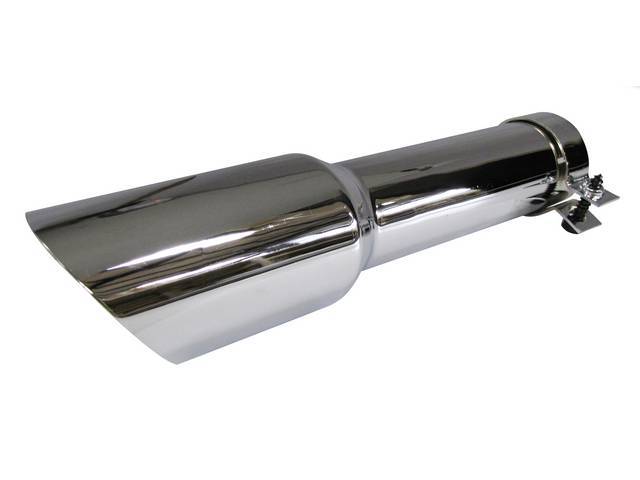 Mach 1 Rectangular Tip Exhaust Outlet Pipe Extension