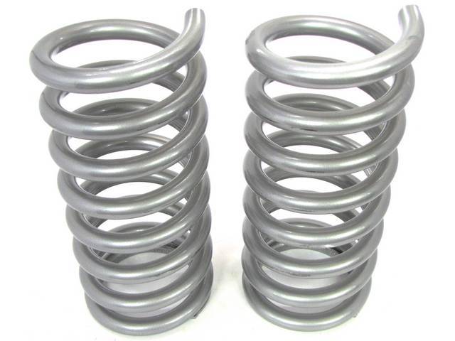 Coil Spring Set, Front Suspension, 480 lbs Rate, 1 Lowering