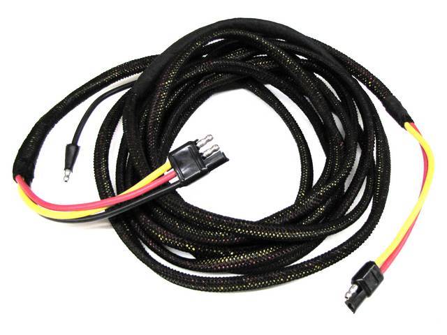 Convertible Power Top Right Hand Rocker Panel Feed Wire Harness