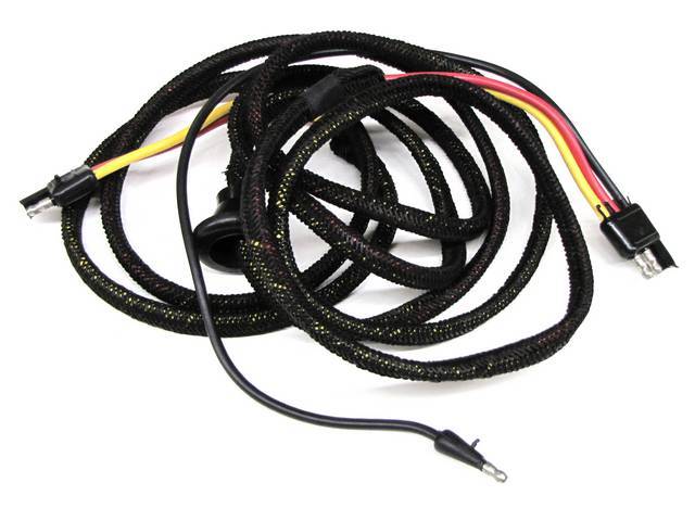 Convertible Power Top Left Hand Rocker Panel Feed Wire Harness