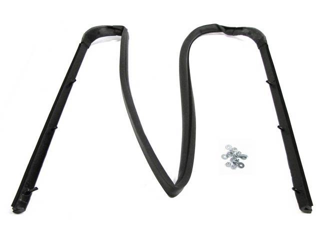 Convertible Top Front Header Weatherstrip