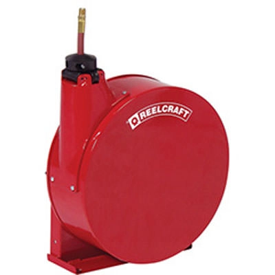 Reelcraft7850 ELPPremium Duty Enclosed Spring Rewind Air and Water Hose Reel