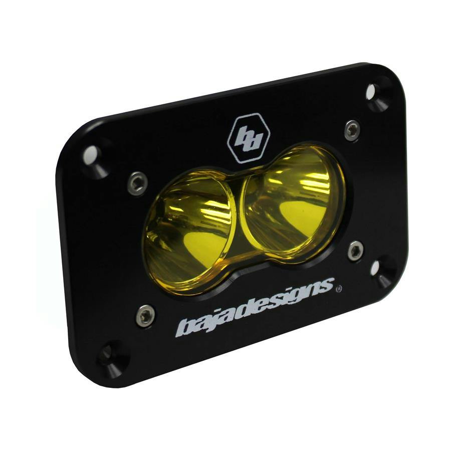 Baja Designs 541011 S2 Sport Black Flush Mount LED Auxiliary Light Pod