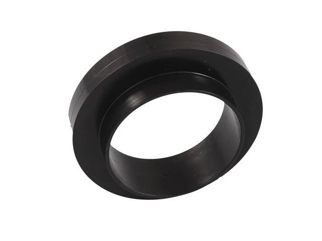 Coil Spring Upper Insulator, Porthane, Polyurethane, Black