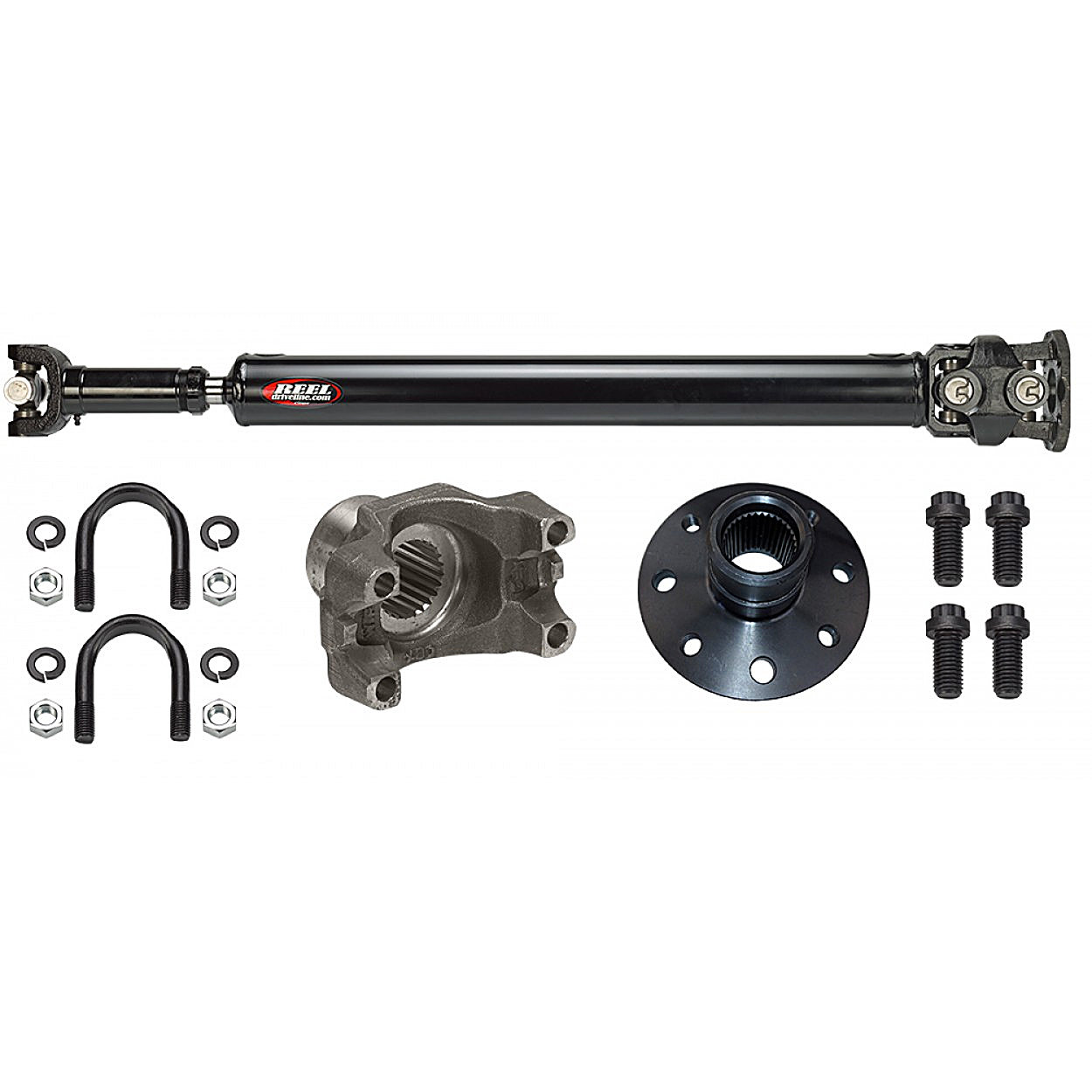 J.E. Reel 3512JK-4RM-BFGD Heavy Duty 1350 Rear Drive Shaftfor 12-18 Jeep Wrangler JK 4 Door with Manual Transmission