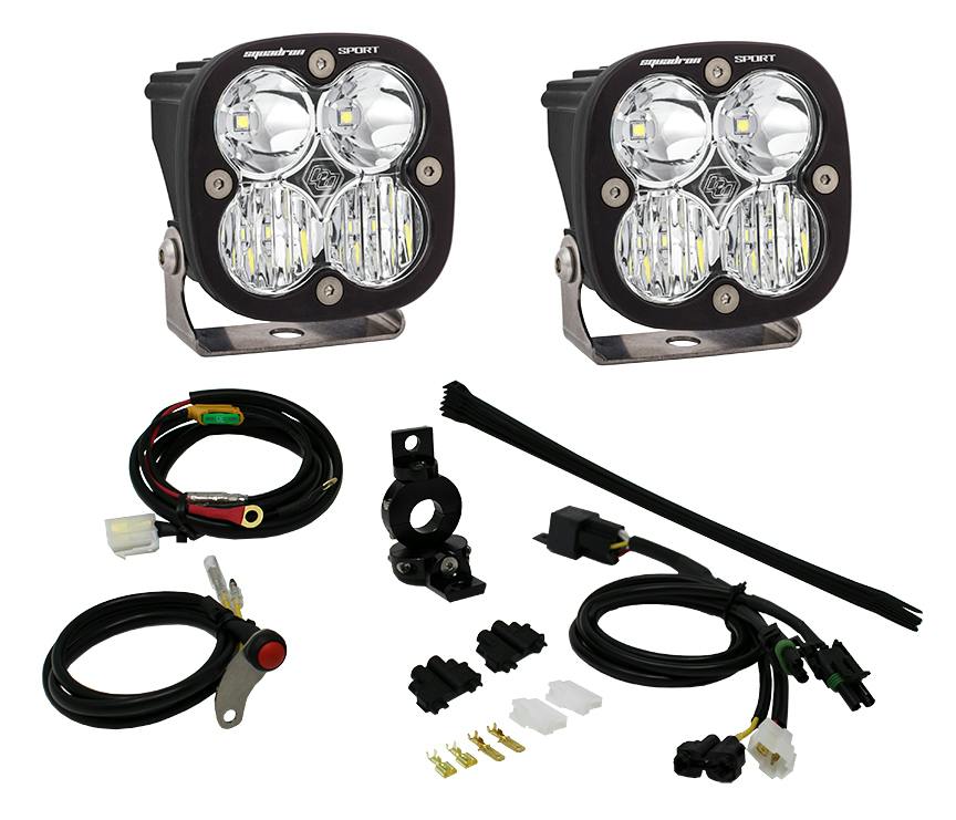 Baja Designs 557084 Adventure Bike Squadron Sport Auxiliary Light Kit