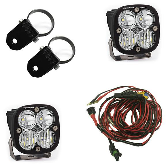 Baja Designs 557102 PowerSports Squadron Sport A-Pillar Mount Light Kit