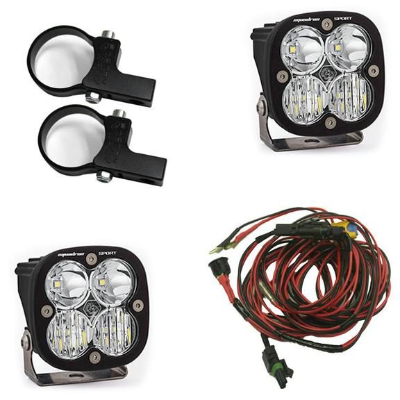 Baja Designs 557105 PowerSports Squadron Sport Horizontal Mount Light Kit