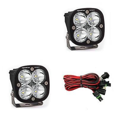 Baja Designs 557801 Squadron Sport Black LED Auxiliary Light Pod Pair