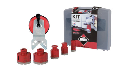Rubi Drygres Diamond Drill Bits KIT GRYGRES (1/4™, 3/8™, 3/4", 1-1/8", 1-3/8", a