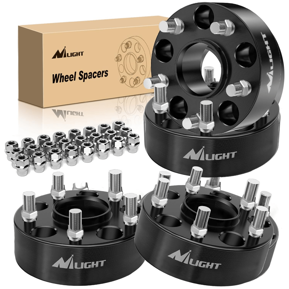 2inch (50mm) Wheel Spacers 4Pcs For 2007 2008 2009 2010 2011 2012 2013 2014 2015 2016 2017 2018 Jeep Wrangler JK JKU 2005 2006 2007 2008 2009 2010 Grand Cherokee WK 1999-2010 Grand Cherokee WJ/WK| 5x127 | 71.5 Hub Bore | 1/2-20 Studs