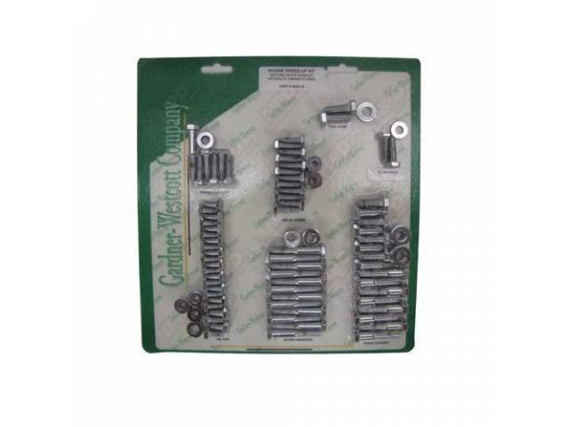 Bolt Kit, Engine Dress Up, Chrome Hex Head Bolts