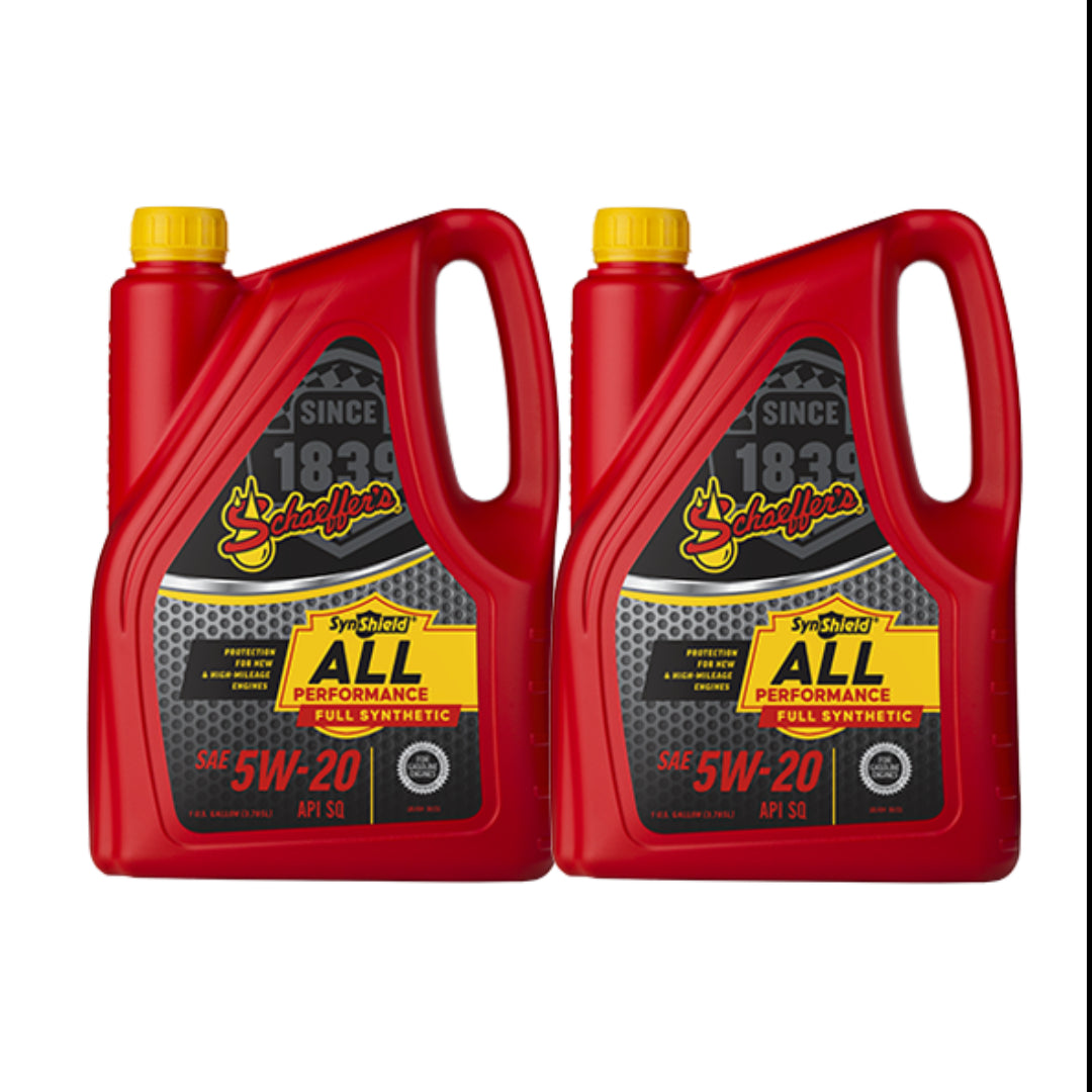 Schaeffer's 6020 SynShield All Performance Full Synthetic 0W-20 1 Gal. (2Pack)