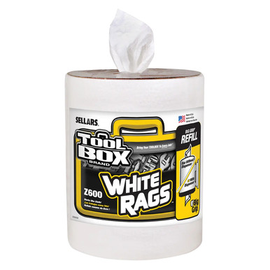 Z600 Wipers - Big Grip Refill, White, 300 Sheets
