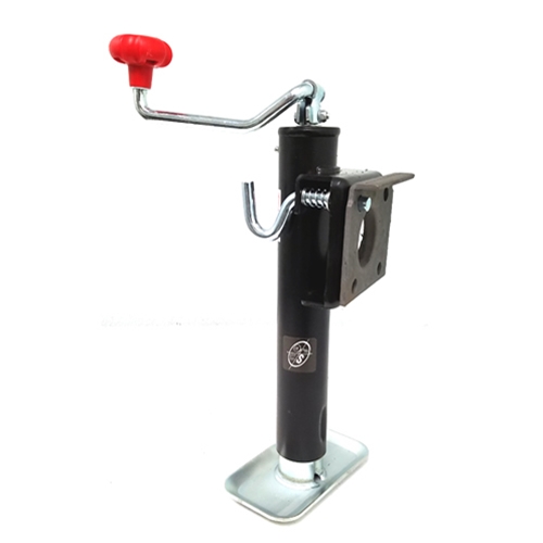2,000 lb. Top Wind Ram Swivel Jack with Weld-on Bracket Mount. 10" Travel - TJB-2001-B