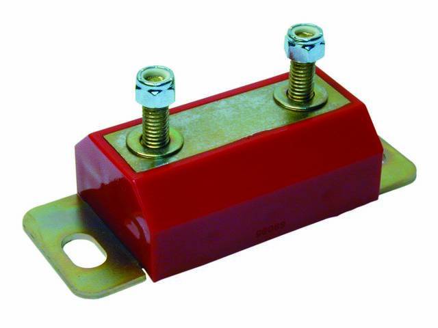 Transmission Mount Insulator, Prothane, red polyurethane