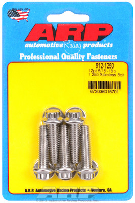 ARP 712-1250 Stainless Steel Bolts 12 Point Head - 5/16"-24 - 1.250" UHL 5 Pack