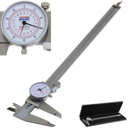 Inch/Metric Reading Dial Caliper, 12"/300mmFOW-72-030-012