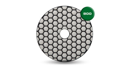Rubi Dry Polishing Pads POLISHING PADS DRY RESINE 4" GR.800