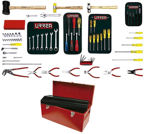 URREA 70 pc aviation industrial sets with toolbox #98241
