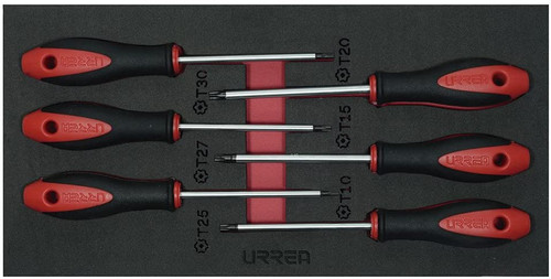 URREA 6 pc BIMATERIAL SCREWDRIVER SETS #CH129