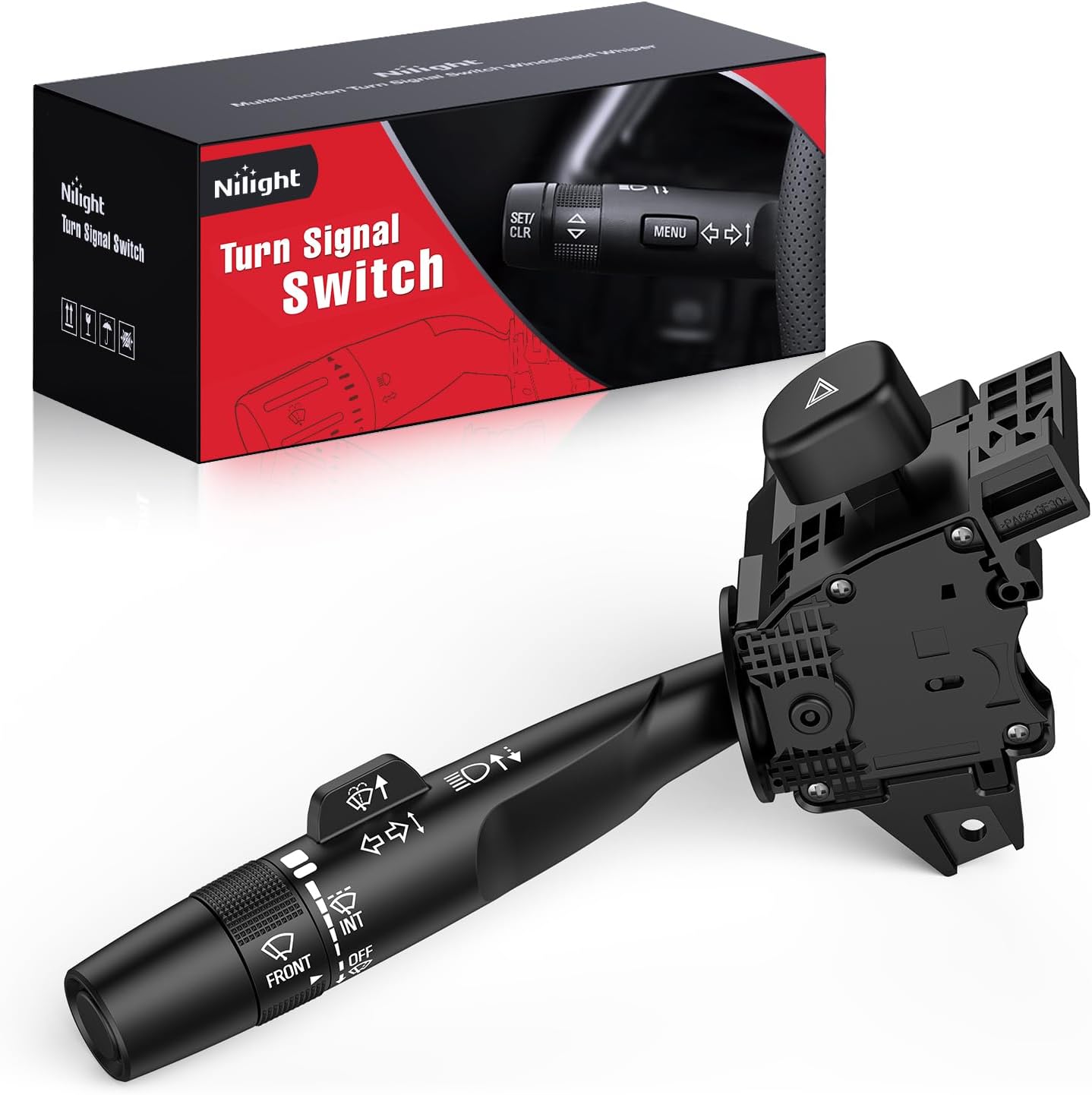 Turn Signal Switch Compatible with 2014 2015 2016 2017 2018 2019 Chevy Silverado 1500 2015-2019 Silverado 2500 3500 2014-2019 GMC Sierra 1500 2500 3500 Windshield Wiper Combination Switches