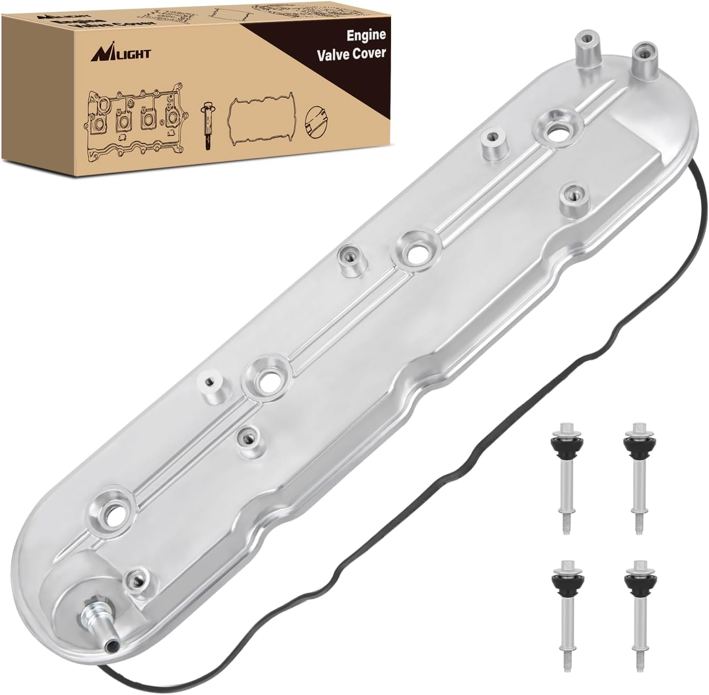Engine Valve Cover for Cadillac Escalade 2009 2010 2011 2012 2013 2014, Chevrolet Silverado Suburban 1500 2500 3500 2009-2015 2016 2017 2018 2019, Express 2009-2020, for GMC Savana 2009-2020