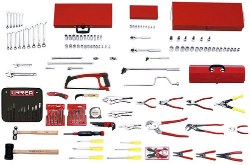 URREA 138 pc Metric industrial basic tool sets with toolbox #99540M