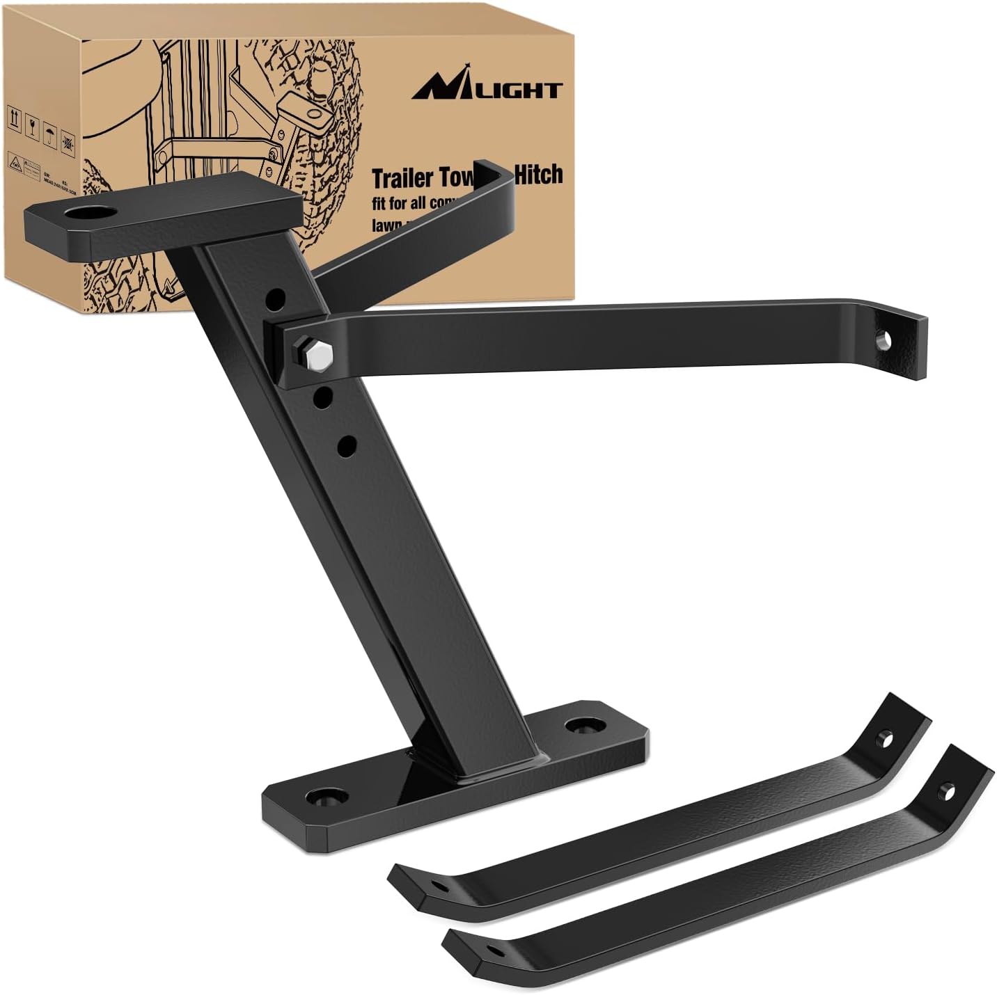 Trailer Towing Hitch for Lawn Mower Garden Tractor Pro Hi Hitch Compatible with John Deere Cub Cadet Husqvarna Craftsman Poulan Riding Mower