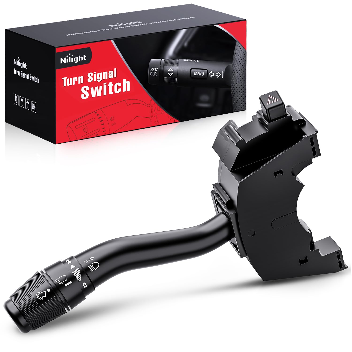 Turn Signal Switch Compatible with 1997 1998 Ford F150 F250 1997 F350 1999-2004 F250 F350 Super Duty 1997-1998 E150 E250 E350 Econoline Multifunction Combination Lever Switches