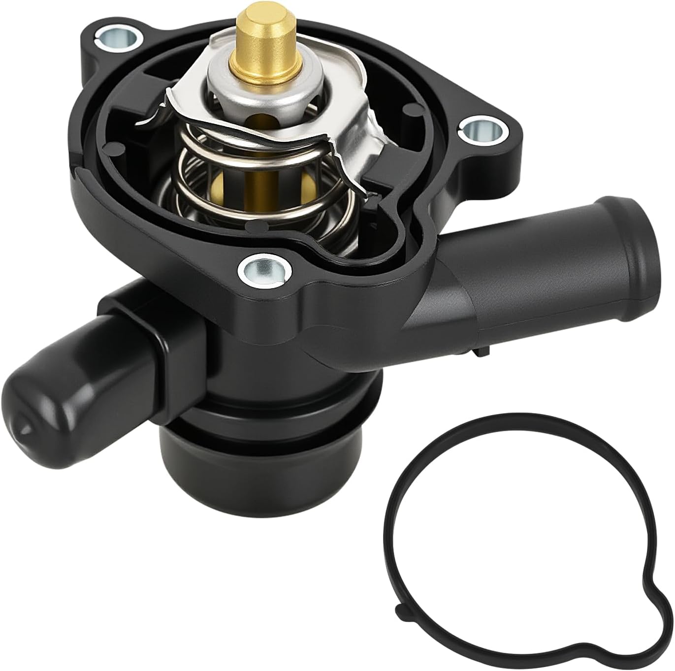 Thermostat Housing Assembly Compatible with Chevy Cruze 2011-2016 Sonic 2012-2020 Trax 2013-2021 Buick Encore 2013-2020 Engine Coolant Thermostat Housing for Car 902-808 25200455 55565336