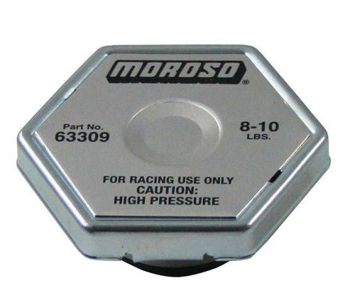 Moroso 63309 Racing Radiator Cap - 8-10 psi - Hex Head - Standard Size