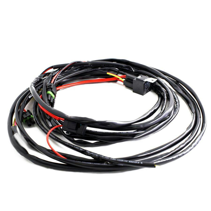 Baja Designs 640164 Squadron/S2/S1 2-Pin Hi-Beam 2-Light Max (150 Watts) Wiring Harness