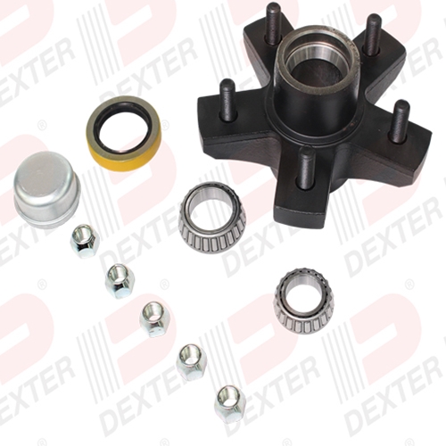 Dexter 3,500 lbs. 5-5.5" Bolt Circle Star Hub with Parts - K08-256-90