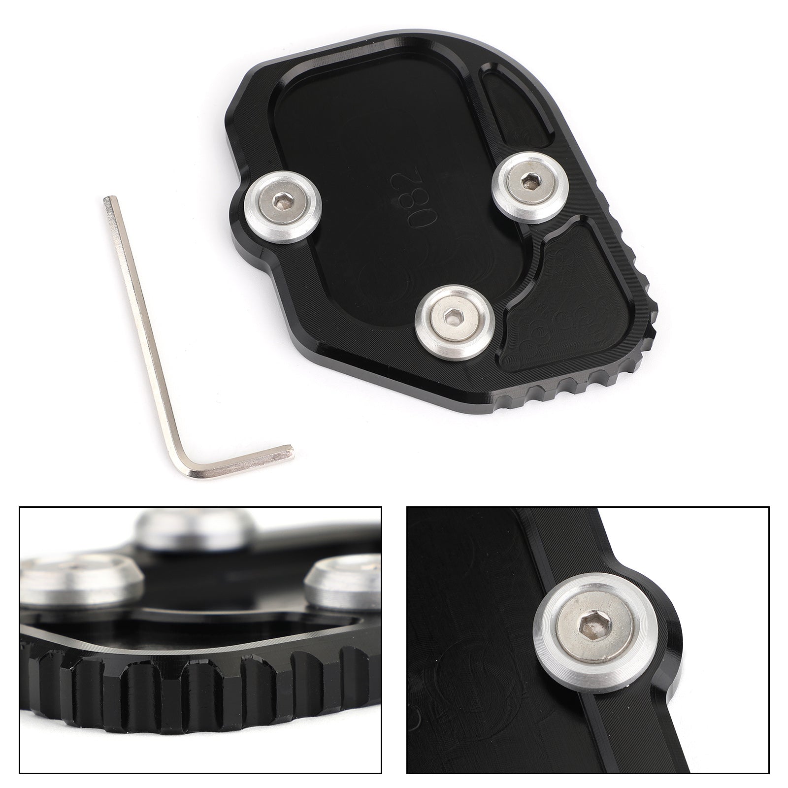 Kickstand Sidestand Enlarge Plate Pad for BMW C400X C400GT 2019 2020 2021 Generic