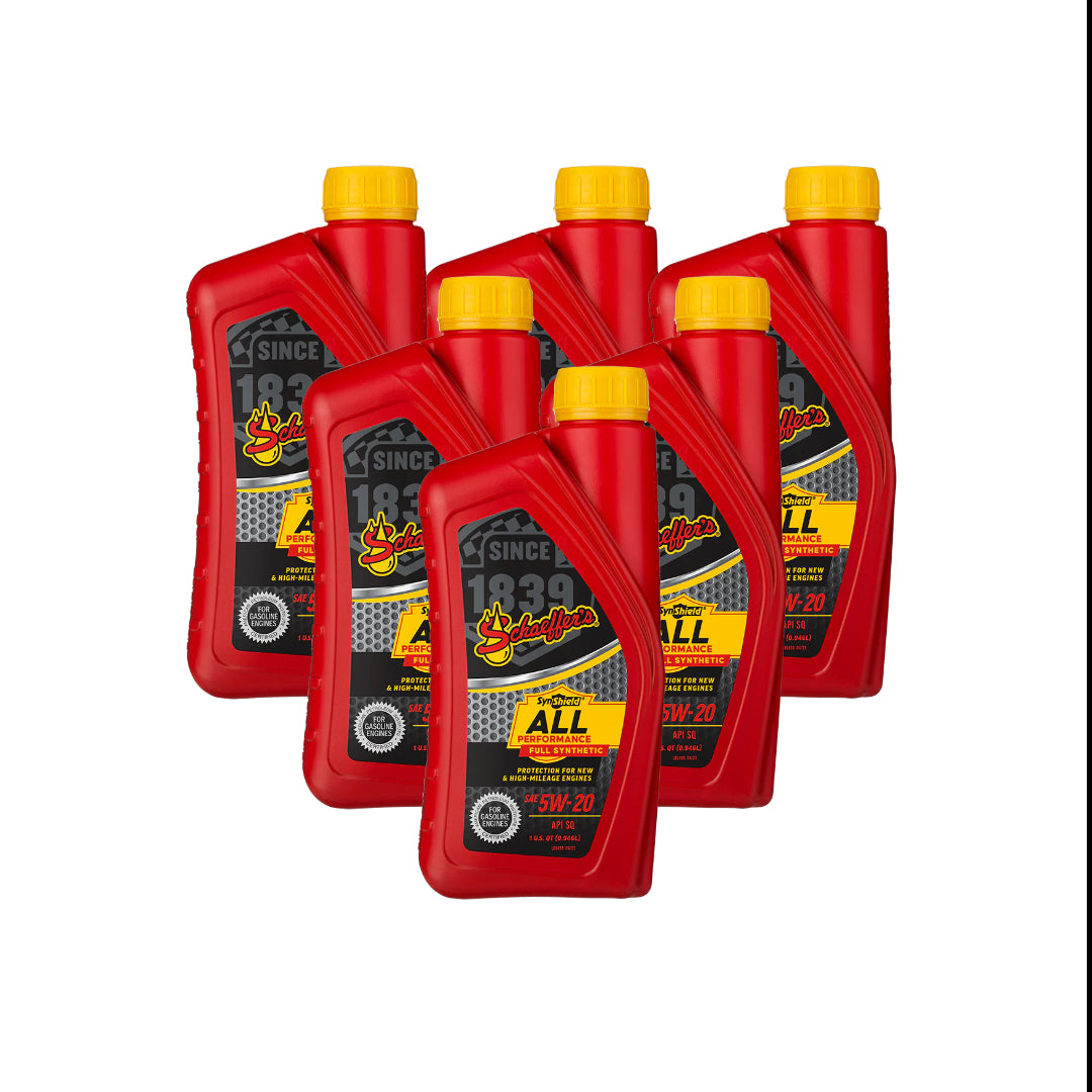 Schaeffer's 6520 SynShield All Performance Full Synthetic 0W-20 1 qt. (6Pack)