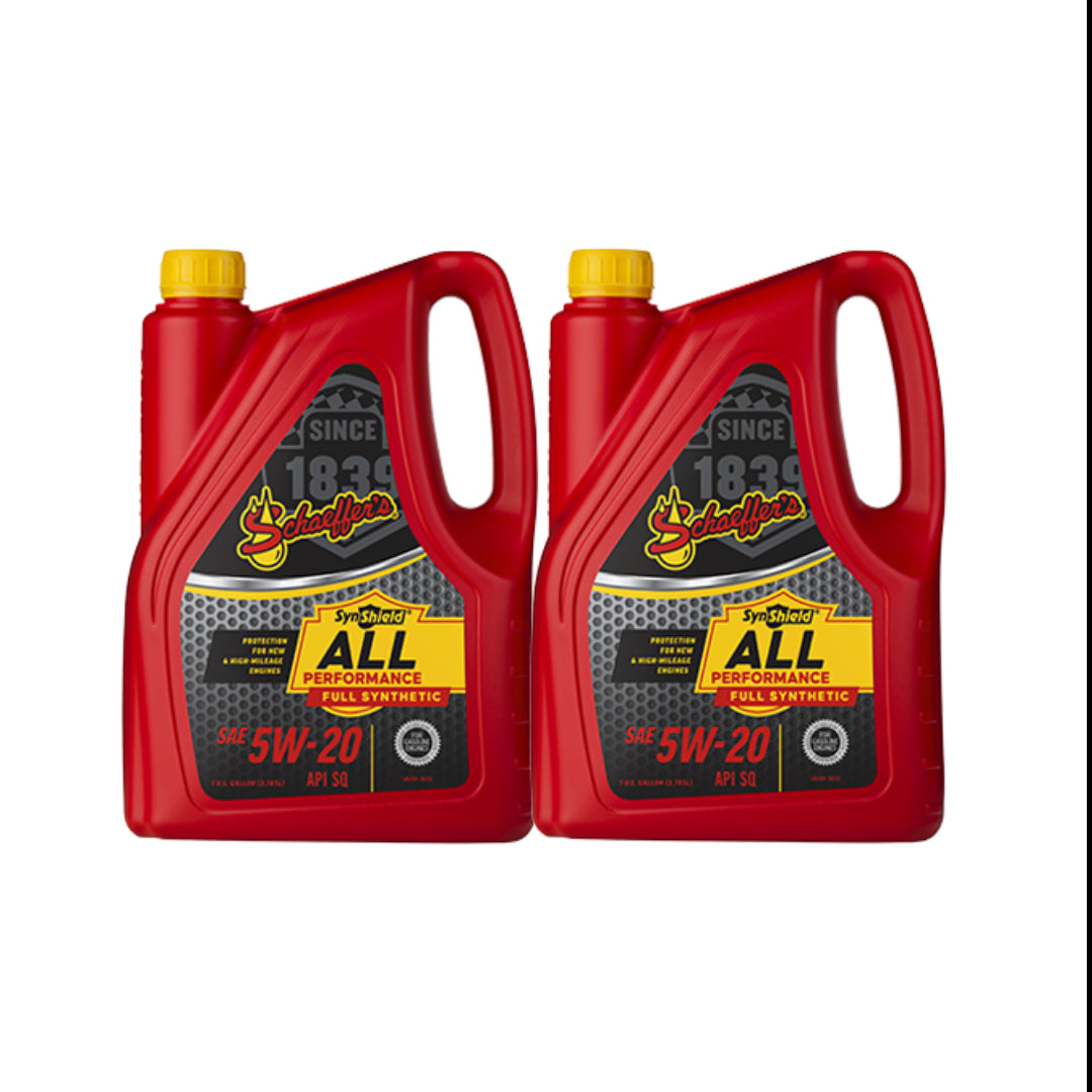 Schaeffer's 6520 SynShield All Performance Full Synthetic 5W-20 1 gall. (2Pack)