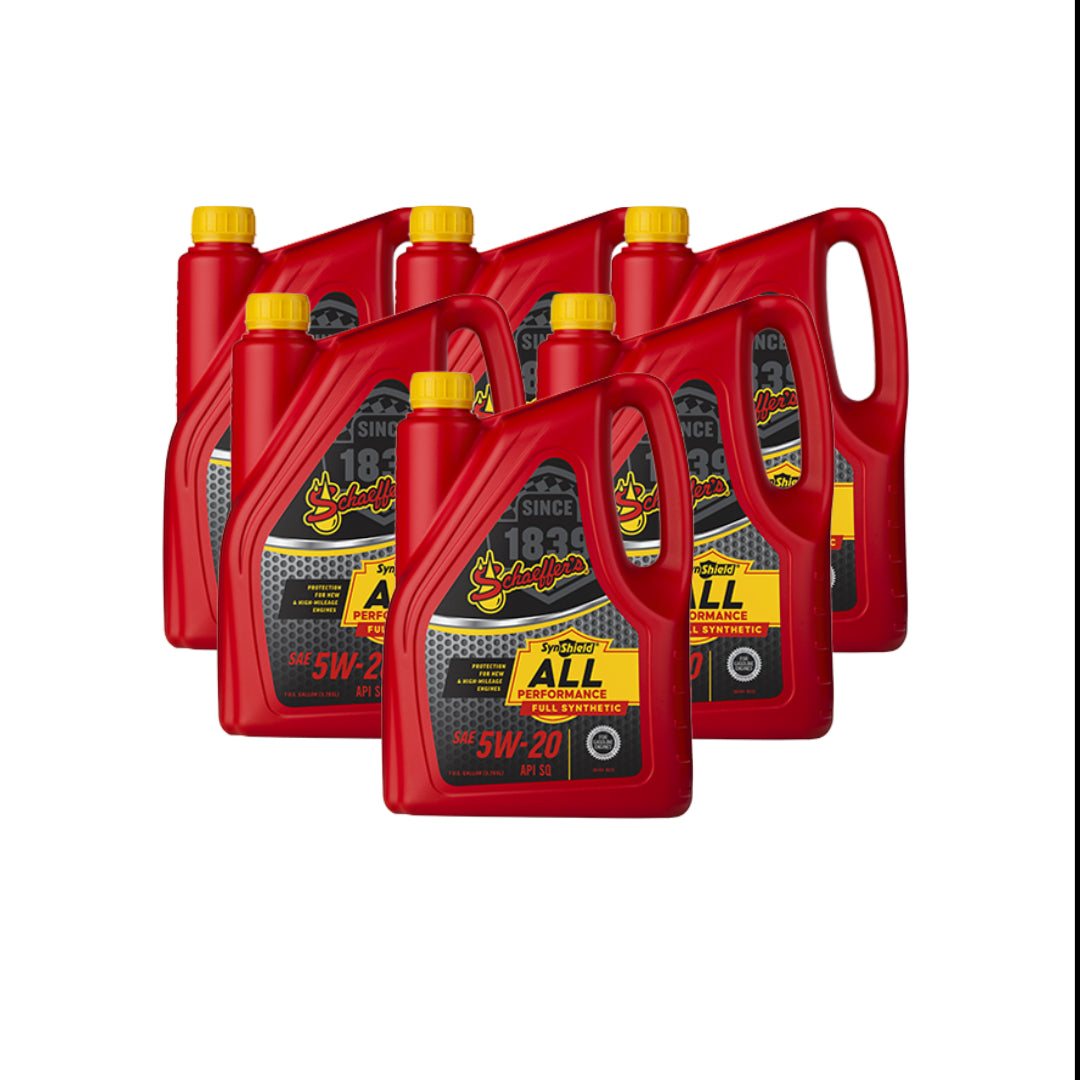 Schaeffer's 6520 SynShield All Performance Full Synthetic 5W-20 1 gall. (6Pack)(Case of 6)