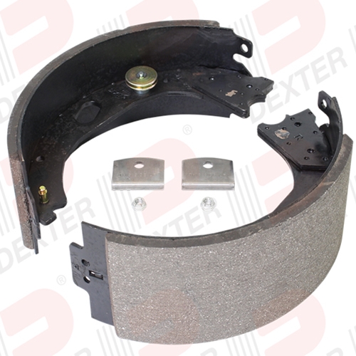 Dexter 12 1/4" x 4" electric brake (10K HD) Right Hand Shoe Kit - K71-052-00