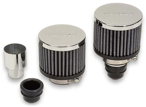 Moroso 68810 Push-In Breather Kit - Open Element - Pair - For 1.22" Hole Covers